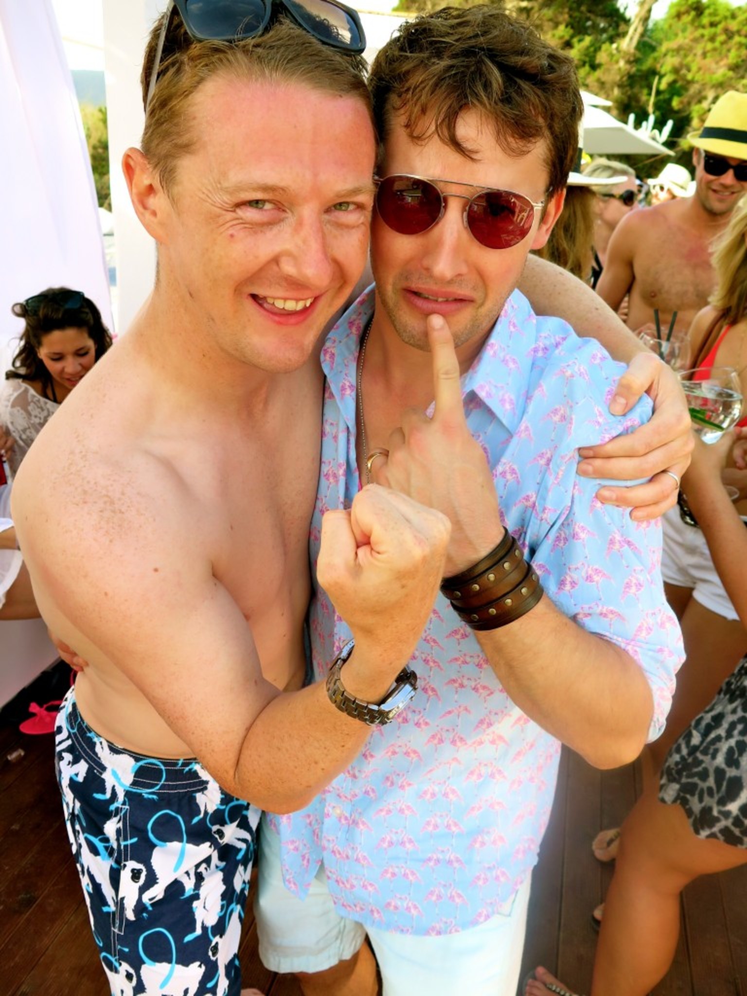 Nathan and James Blunt!