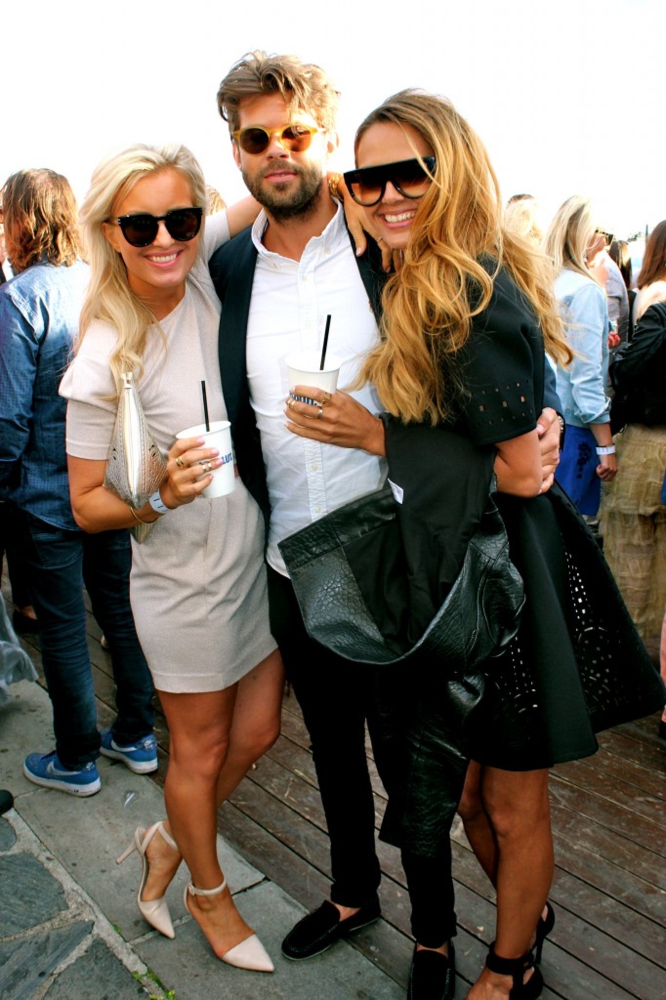 Hedda Skaug with her hubby and Camilla Abry!